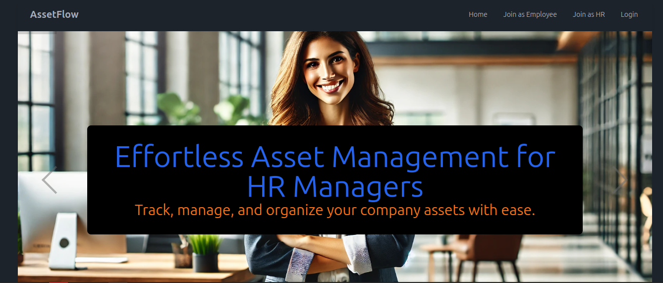 Professional Projects AssetFlow – Asset Management System 